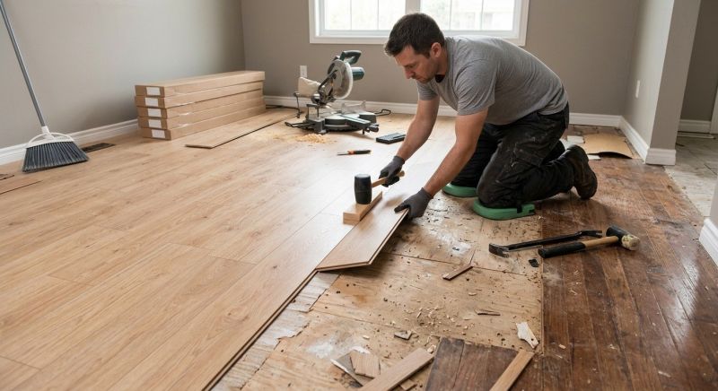 Laminate Floor Replacement in Loudoun County, VA
