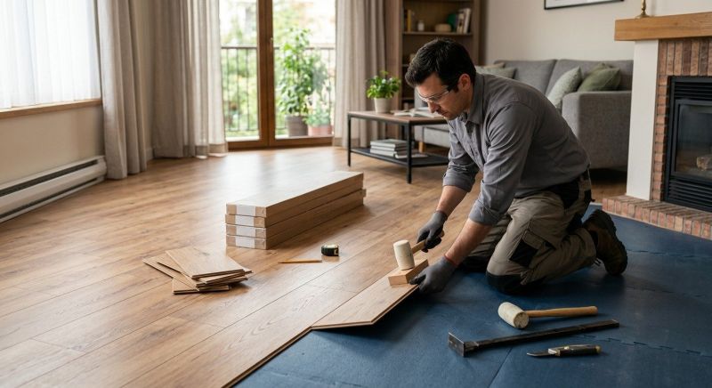 Laminate Wood Installation in Loudoun County, VA