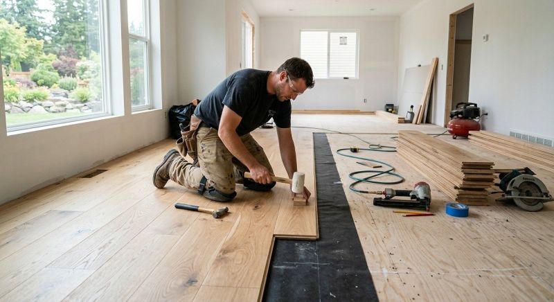Oak Floor Replacement in Manassas, VA