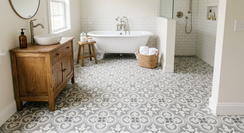 Bathroom Flooring Installation in Alexandria, VA