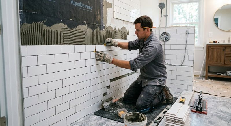 Bathroom Wall Tiling in Alpharetta, GA