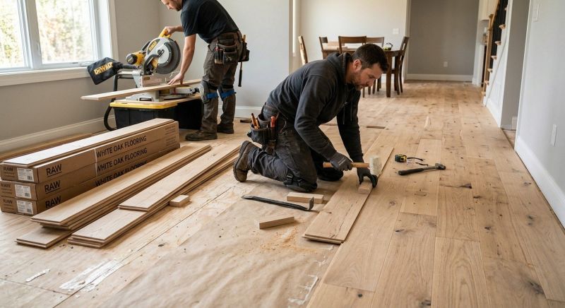 Hardwood Floor Installation in Austin, TX