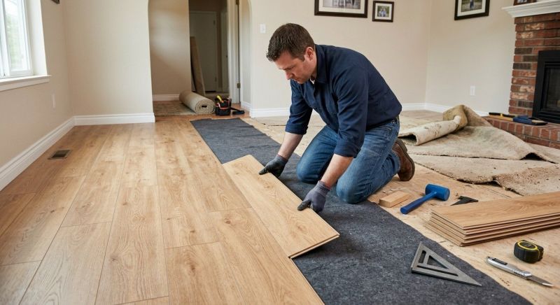 Laminate Floor Remodeling in Greensboro, NC