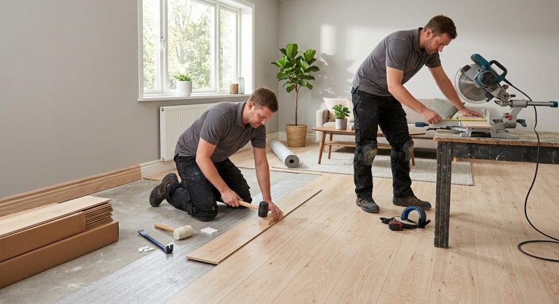 Plank Laminate Installation in Loudoun County, VA