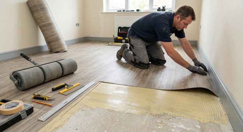 Sheet Flooring Installation in Mckinney, TX
