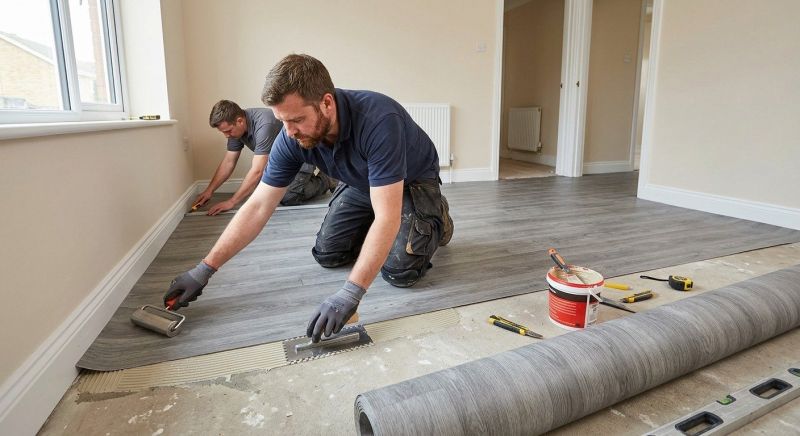 Sheet Flooring Installation in Mckinney, TX