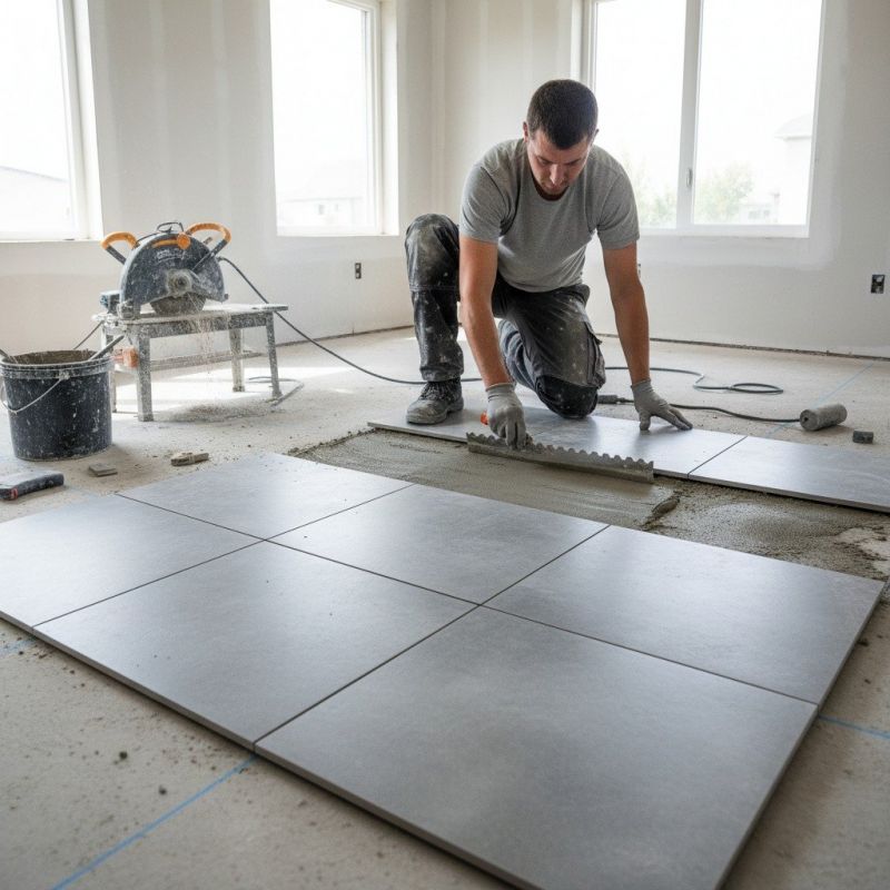 Slate Tile Floor Installation in Longmont, CO