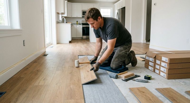 Vinyl Plank Floor Installation in Manassas, VA